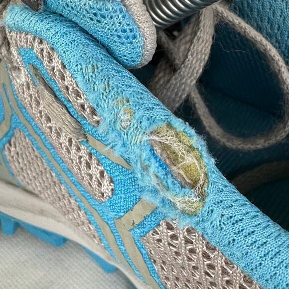 Montrail Women's Trans Alps F.K.T. Grey Blue Hiking Shoes GL2226-019 Size 8.5 - Picture 7 of 11